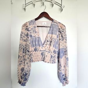 Aritzia Wilfred Wistful Blouse Size Small